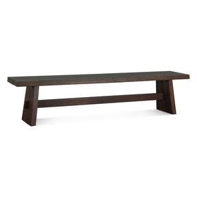 Piedmont 79" Bench in Coffee Bean by Home Trends & Design at Eve Furniture