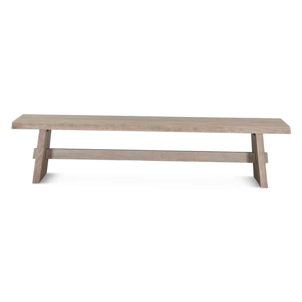 Piedmont 79" Bench in Matte Driftwood by Home Trends & Design at Eve Furniture