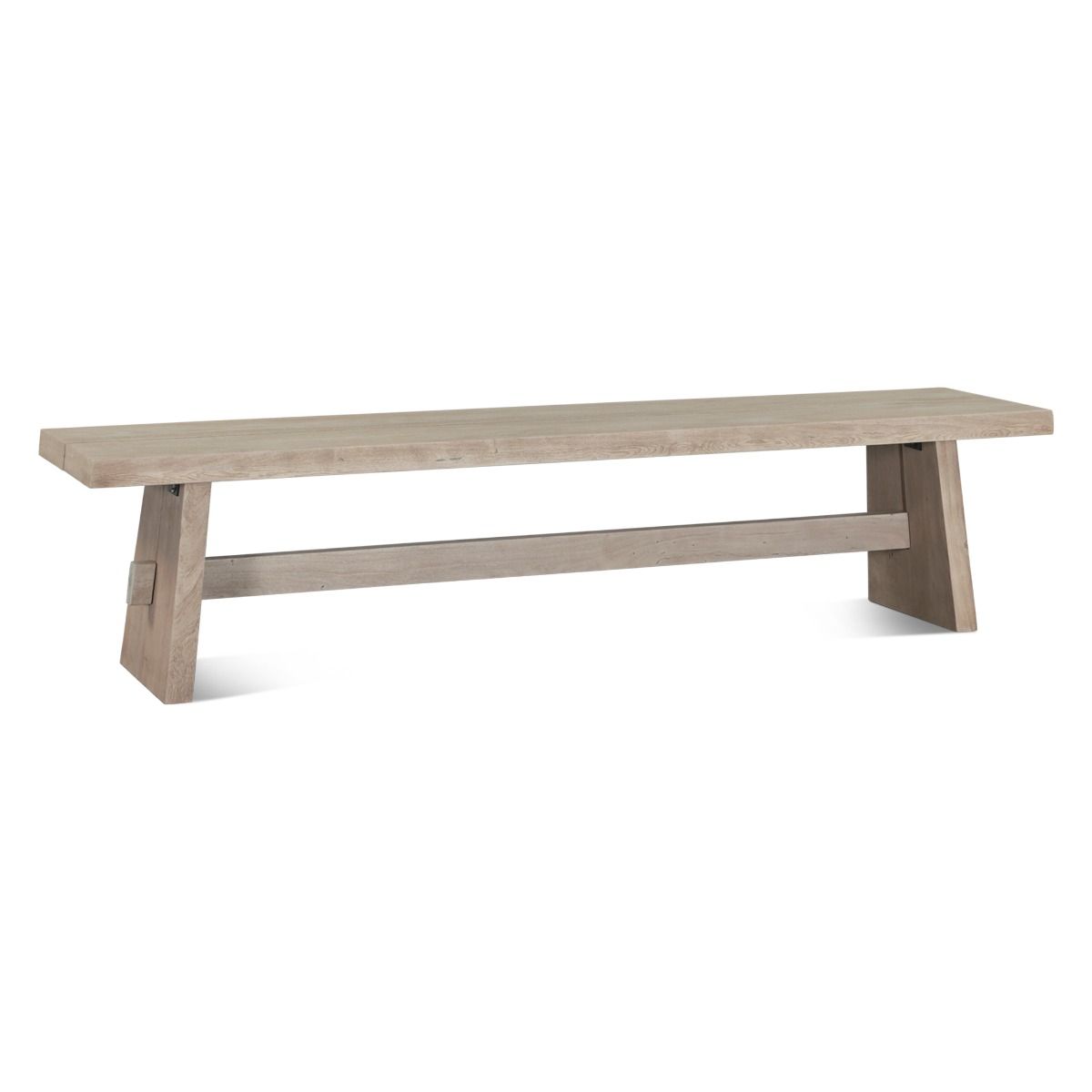 Piedmont 79" Bench in Matte Driftwood by Home Trends & Design at Eve Furniture