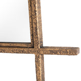 Pierce 3 Gold Wall Mirror by Crestview at Eve Furniture