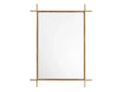 Pierce 3 Gold Wall Mirror by Crestview at Eve Furniture