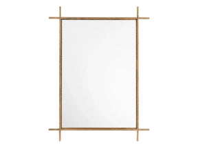 Pierce 3 Gold Wall Mirror by Crestview at Eve Furniture