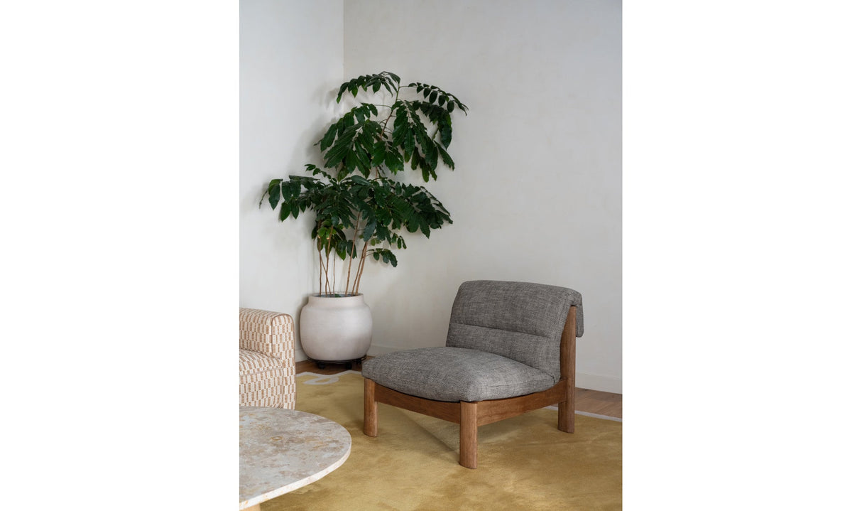 Pierce Accent Chair Flecked Black by Moe's Home at Eve Furniture