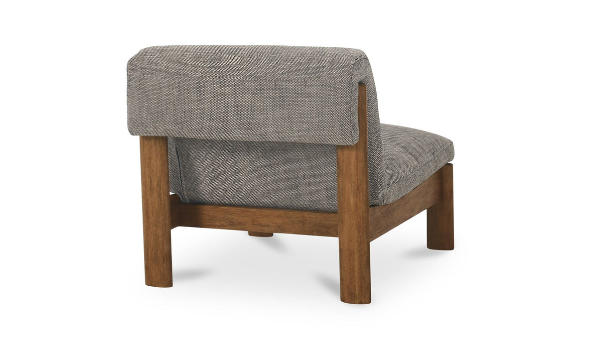 Pierce Accent Chair Flecked Black by Moe's Home at Eve Furniture