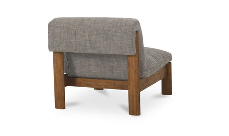 Pierce Accent Chair Flecked Black by Moe's Home at Eve Furniture