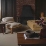 Pierce Beige/Brown Faux Fur Accent Chair by Moe's Home at Eve Furniture