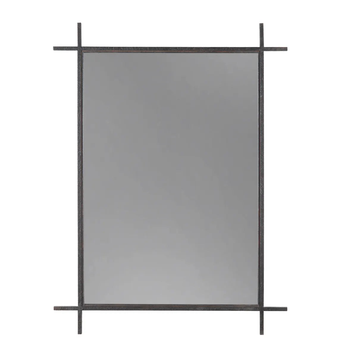 Pierce Black Wall Mirror by Crestview at Eve Furniture