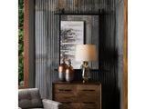 Pierce Black Wall Mirror by Crestview at Eve Furniture