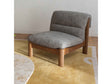 Pierce Flecked Black Accent Chair