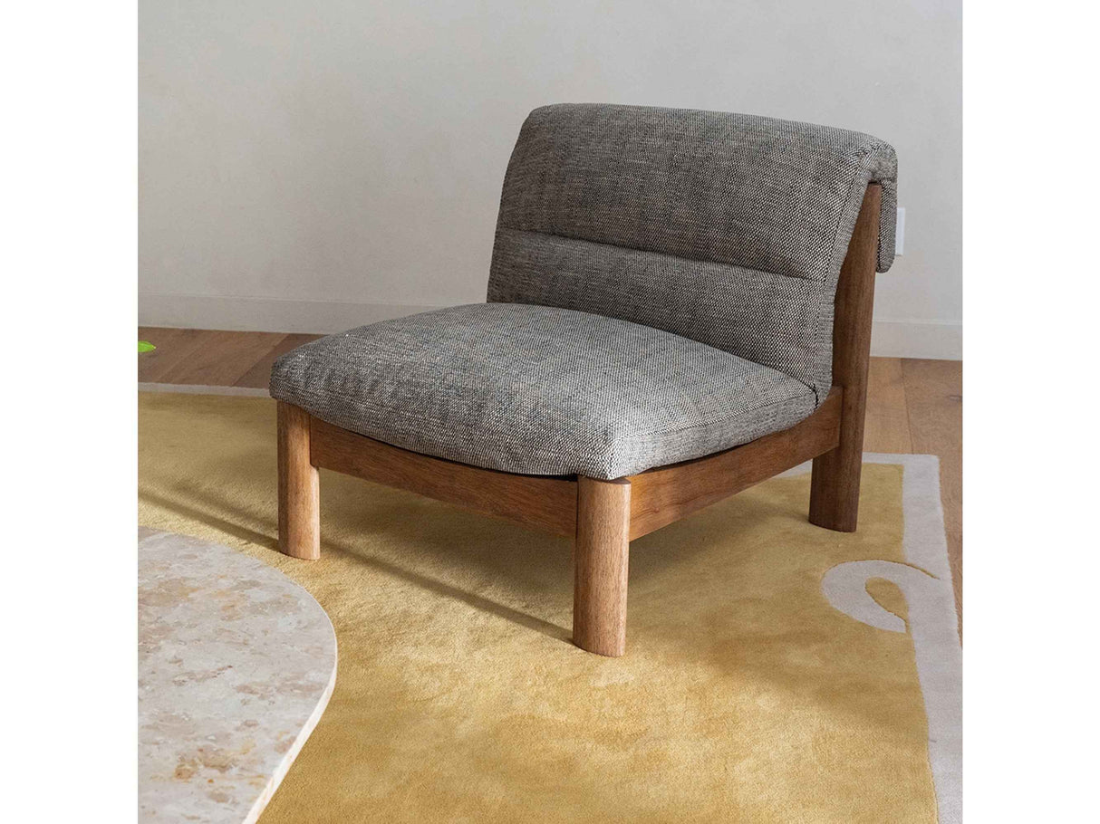 Pierce Flecked Black Accent Chair