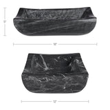 Piero Black Basin Marble Bowl by MOES at Eve Furniture