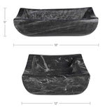 Piero Black Basin Marble Bowl by Moe's Home at Eve Furniture