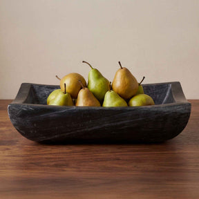 Piero Black Basin Marble Bowl by Moe's Home at Eve Furniture