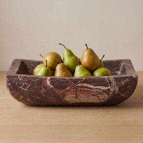Piero Deep Red Marble Basin by Moe's Home at Eve Furniture