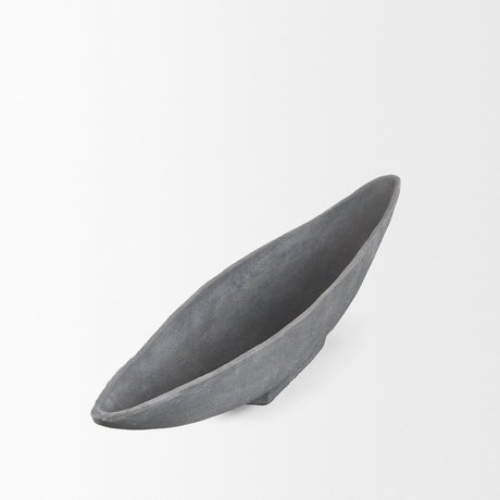 Piero Large Concrete Finished Metal Decorative Bowl by Mercana at Eve Furniture