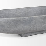 Piero Large Concrete Finished Metal Decorative Bowl by Mercana at Eve Furniture
