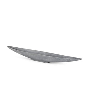Piero Large Concrete Finished Metal Decorative Bowl by Mercana at Eve Furniture