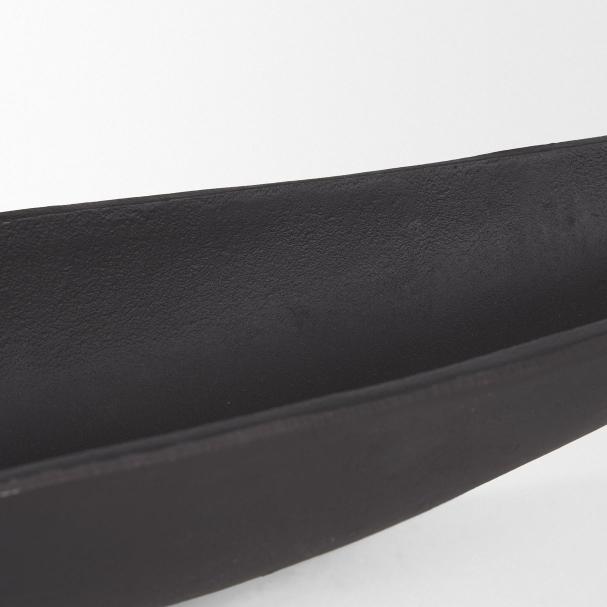 Piero Large Matte Black Metal Decorative Bowl by Mercana at Eve Furniture