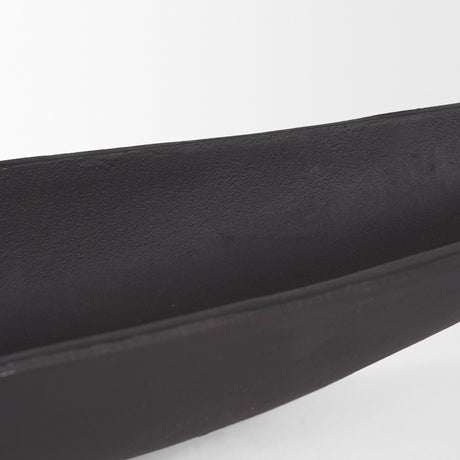Piero Large Matte Black Metal Decorative Bowl by Mercana at Eve Furniture