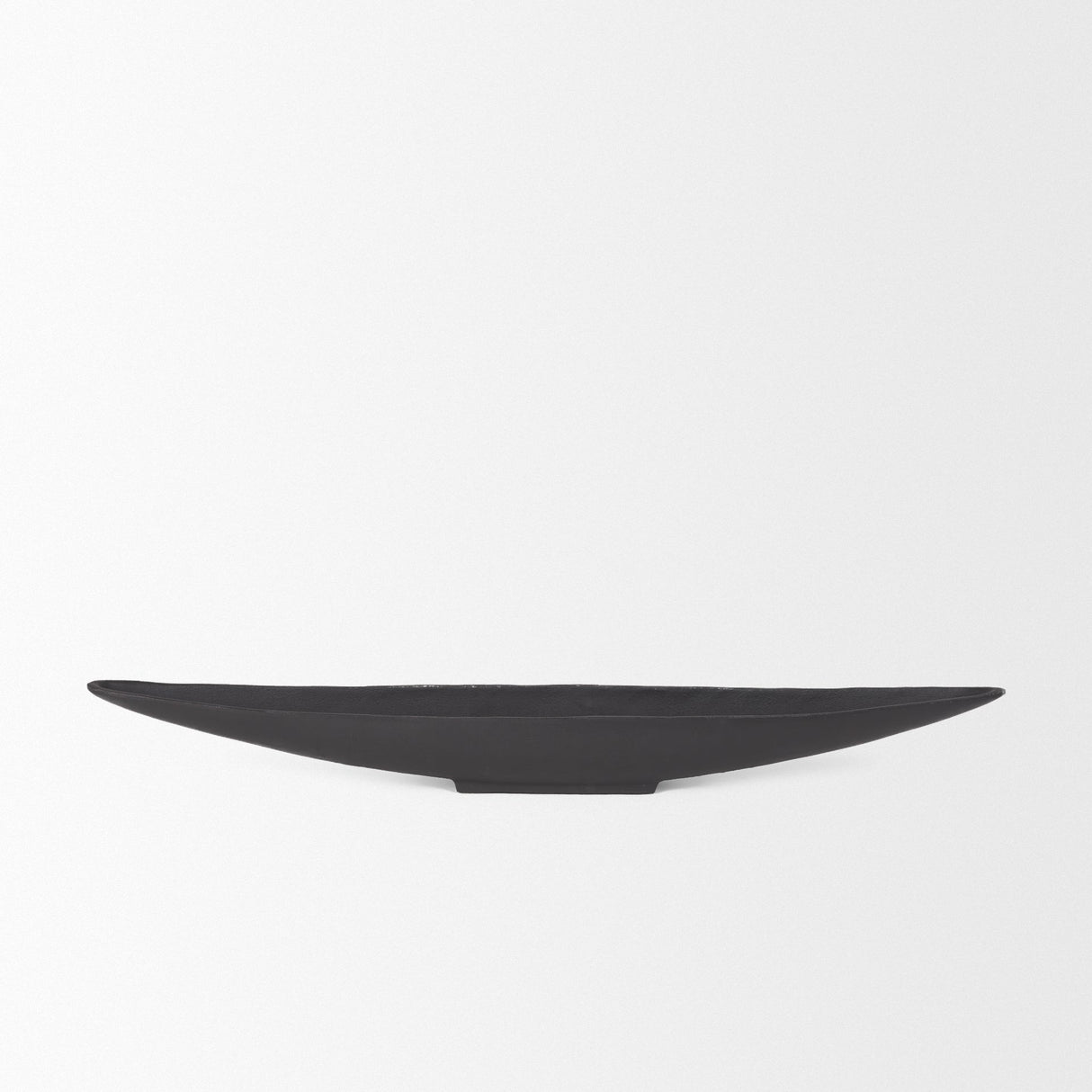Piero Large Matte Black Metal Decorative Bowl by Mercana at Eve Furniture