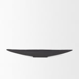 Piero Large Matte Black Metal Decorative Bowl by Mercana at Eve Furniture