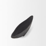 Piero Large Matte Black Metal Decorative Bowl by Mercana at Eve Furniture