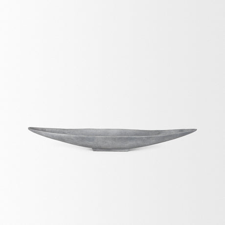 Piero Small Concrete Finished Metal Decorative Bowl by Mercana at Eve Furniture