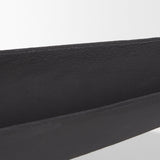 Piero Small Matte Black Metal Decorative Bowl by Mercana at Eve Furniture