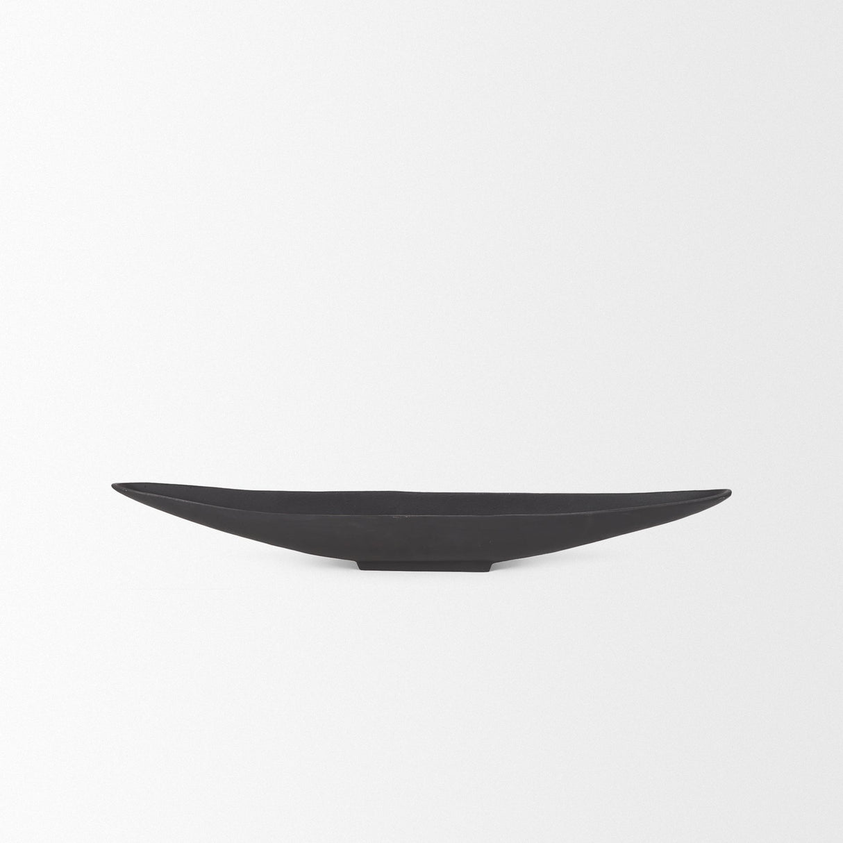 Piero Small Matte Black Metal Decorative Bowl by Mercana at Eve Furniture