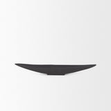 Piero Small Matte Black Metal Decorative Bowl by Mercana at Eve Furniture