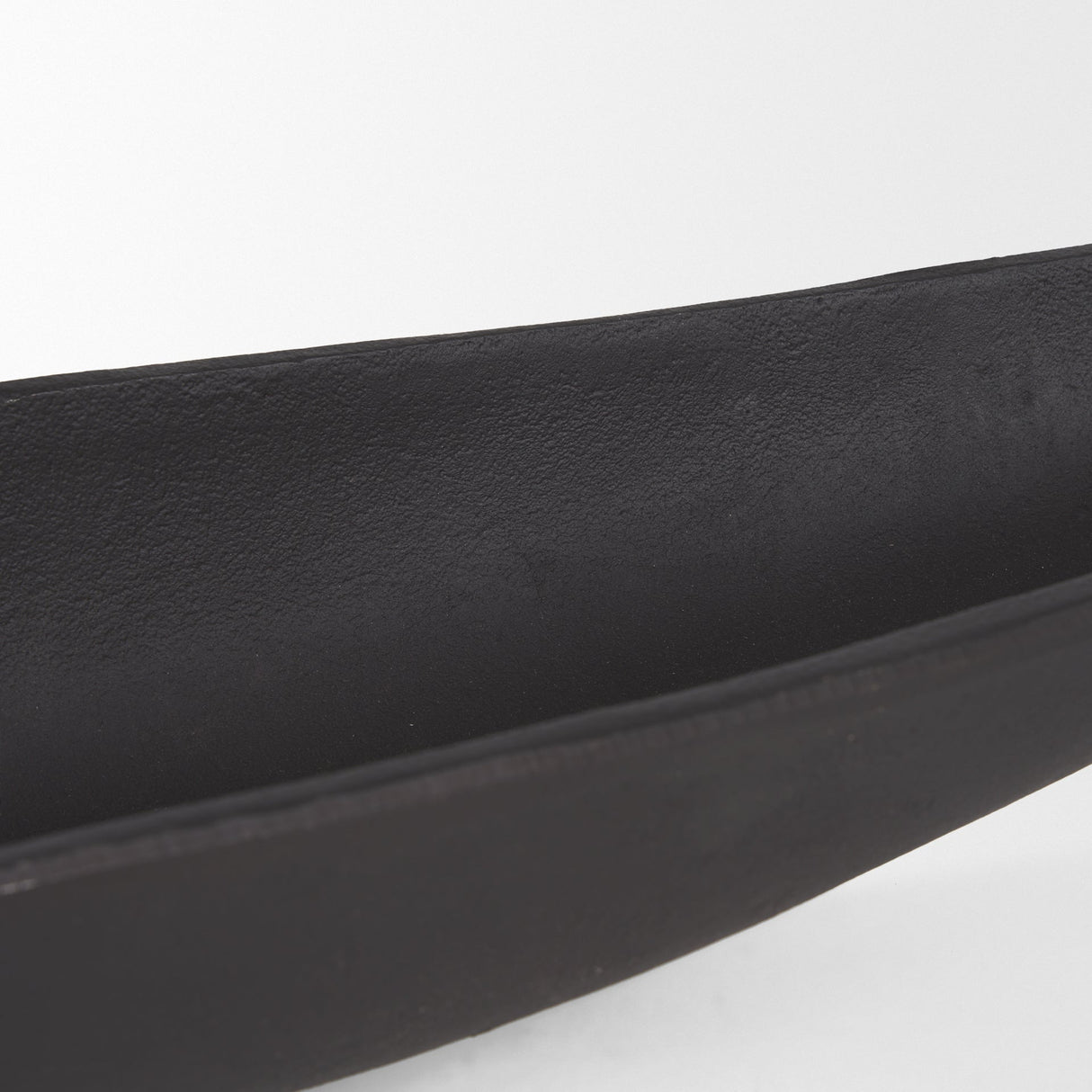 Piero Small Matte Black Metal Decorative Bowl by Mercana at Eve Furniture