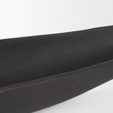 Piero Small Matte Black Metal Decorative Bowl by Mercana at Eve Furniture