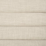 Pierre Beige Fabric Upholstered Armless Chaise Lounge Chair by Mercana at Eve Furniture