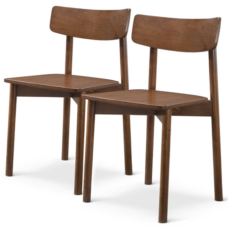 Pierre Walnut Dining Chair (Set Of 2) by Ashcroft Furniture at Eve Furniture