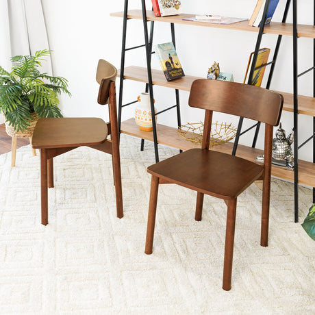 Pierre Walnut Dining Chair (Set Of 2) by Ashcroft Furniture at Eve Furniture