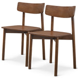 Pierre Walnut Dining Chair (Set Of 2) by Ashcroft Imports at Eve Furniture