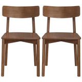 Pierre Walnut Dining Chair (Set Of 2) by Ashcroft Imports at Eve Furniture