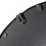 Piers (Set of 2) Black Metal Mirrored Round Trays by Mercana at Eve Furniture