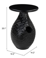 Piho Black Side Table by Zuomod at Eve Furniture