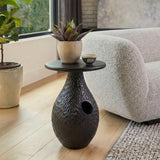 Piho Black Side Table by Zuomod at Eve Furniture