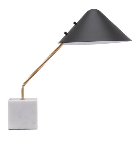 Pike Black & White Table Lamp by Zuomod at Eve Furniture