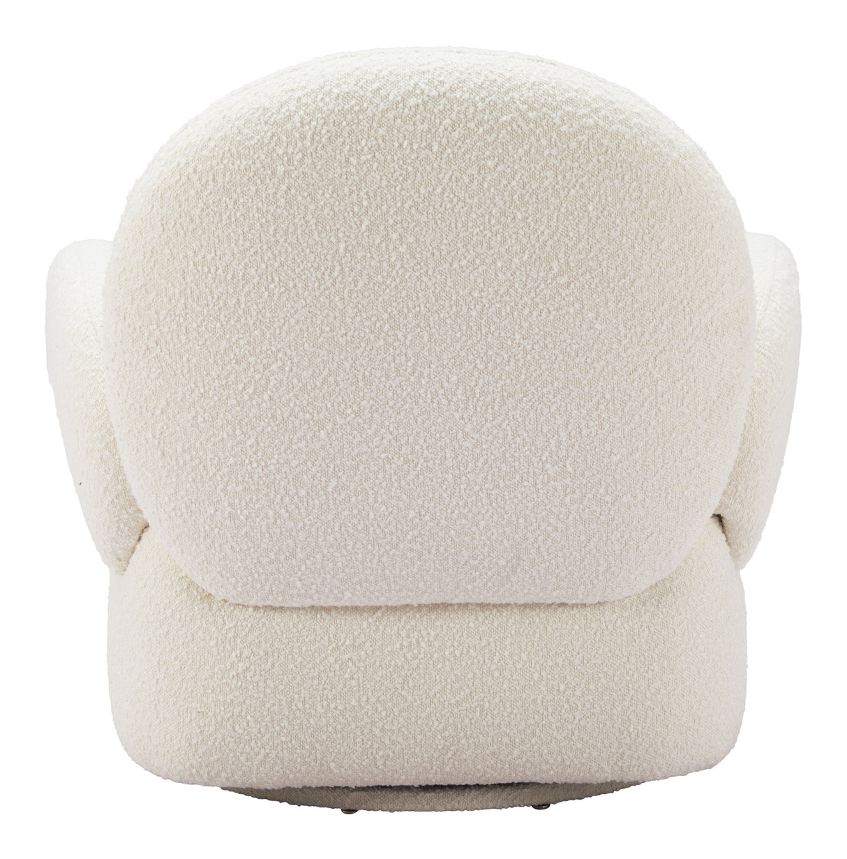 Pilka White Swivel Chair by Zuomod at Eve Furniture