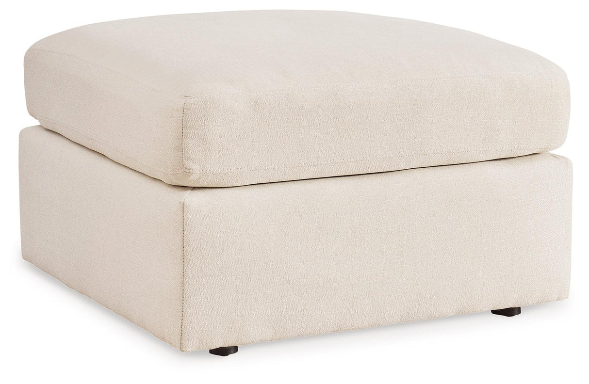 Pillar Peak Oyster Oversized Accent Ottoman by Ashley at Eve Furniture