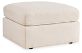 Pillar Peak Oyster Oversized Accent Ottoman by Ashley at Eve Furniture