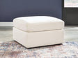 Pillar Peak Oyster Oversized Accent Ottoman by Ashley at Eve Furniture