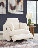 Pillar Peak Oyster Swivel Glider Recliner by Ashley at Eve Furniture
