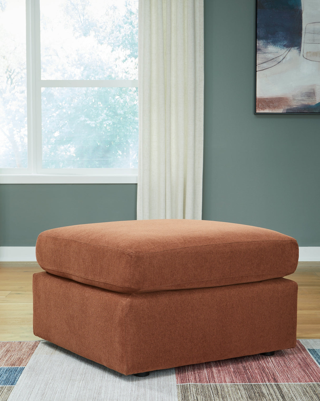 Pillar Peak Spice Oversized Accent Ottoman