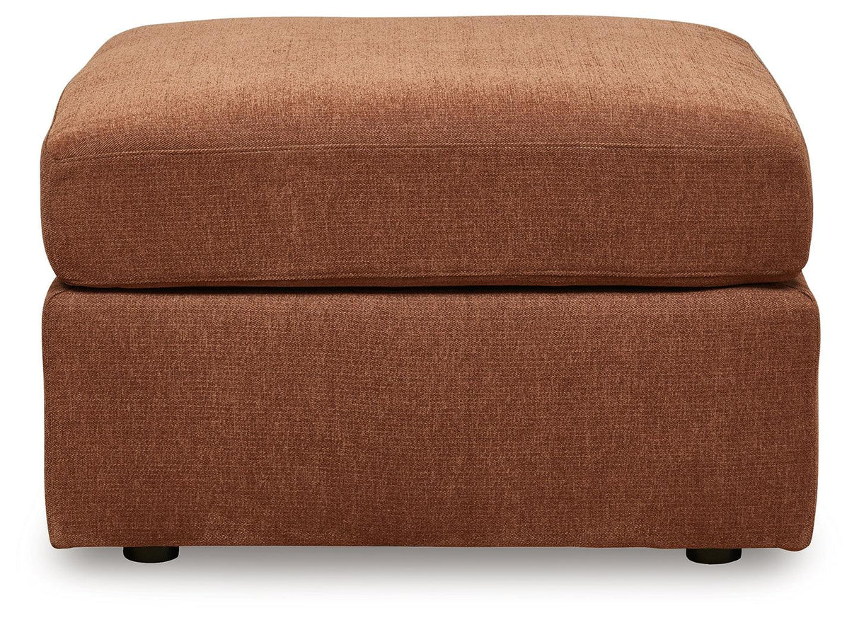 Pillar Peak Spice Oversized Accent Ottoman by Ashley at Eve Furniture