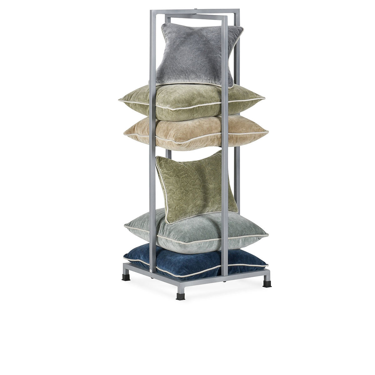 Pillow Tower Silver Rack by Classic Home at Eve Furniture