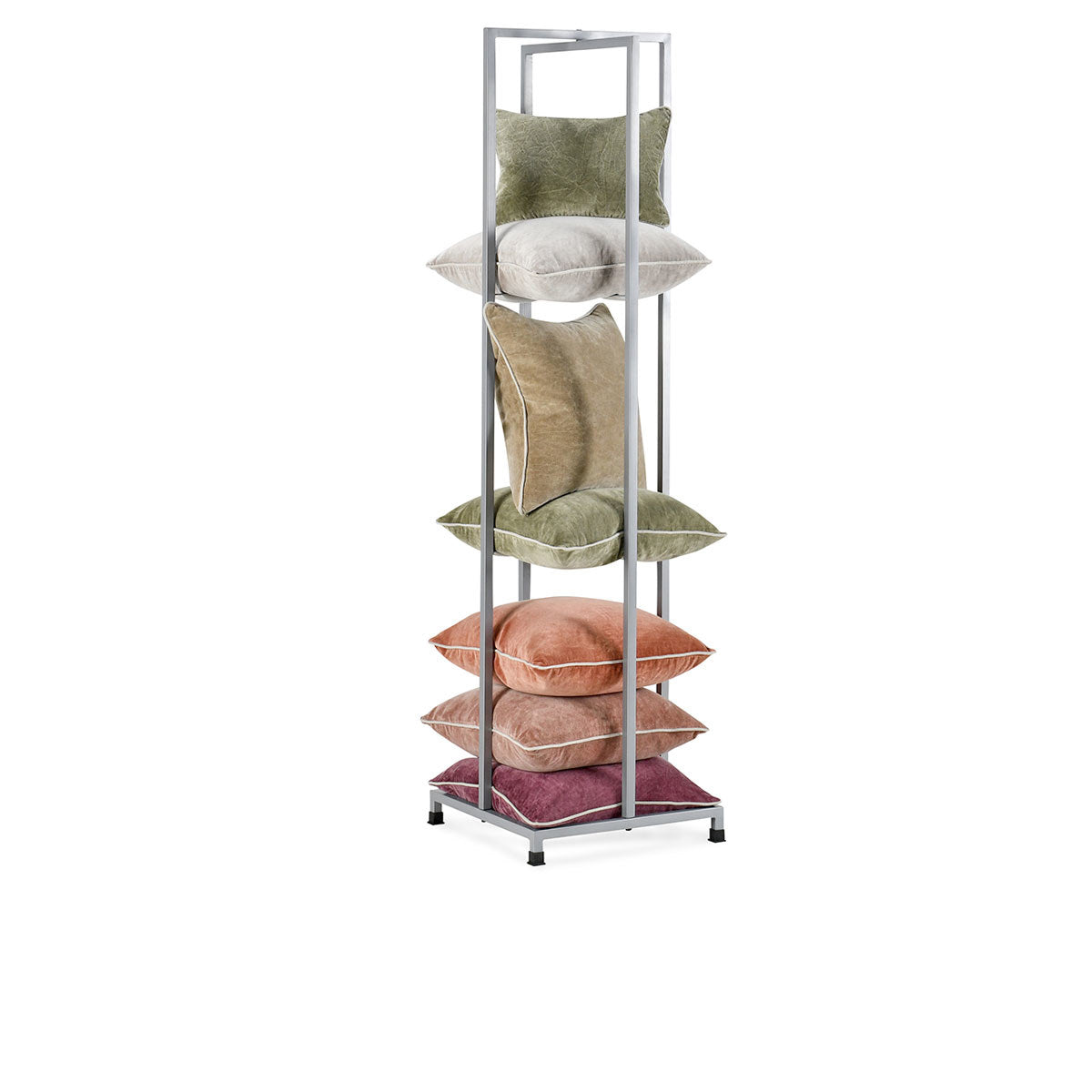 Pillow Tower Silver Rack by Classic Home at Eve Furniture